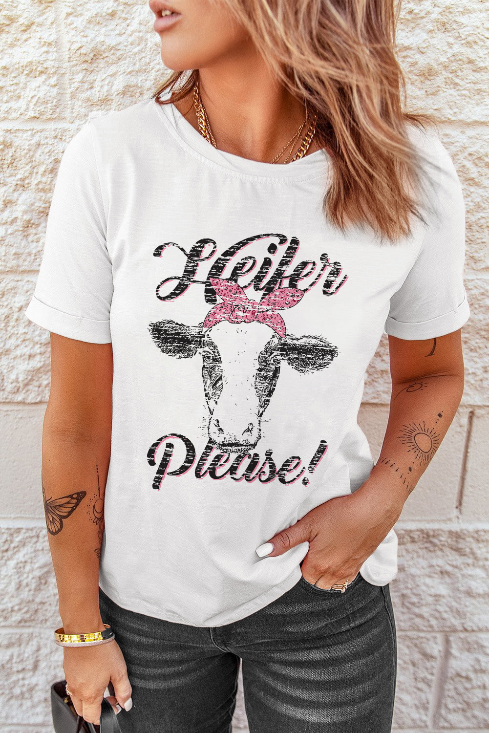 Cute Graphic Print T Shirt
